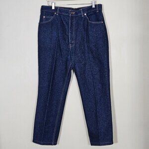 Levi's 619 VTG Jeans Mens 38x30 (27) Dark Blue Orange Tab Straight Rigid Denim